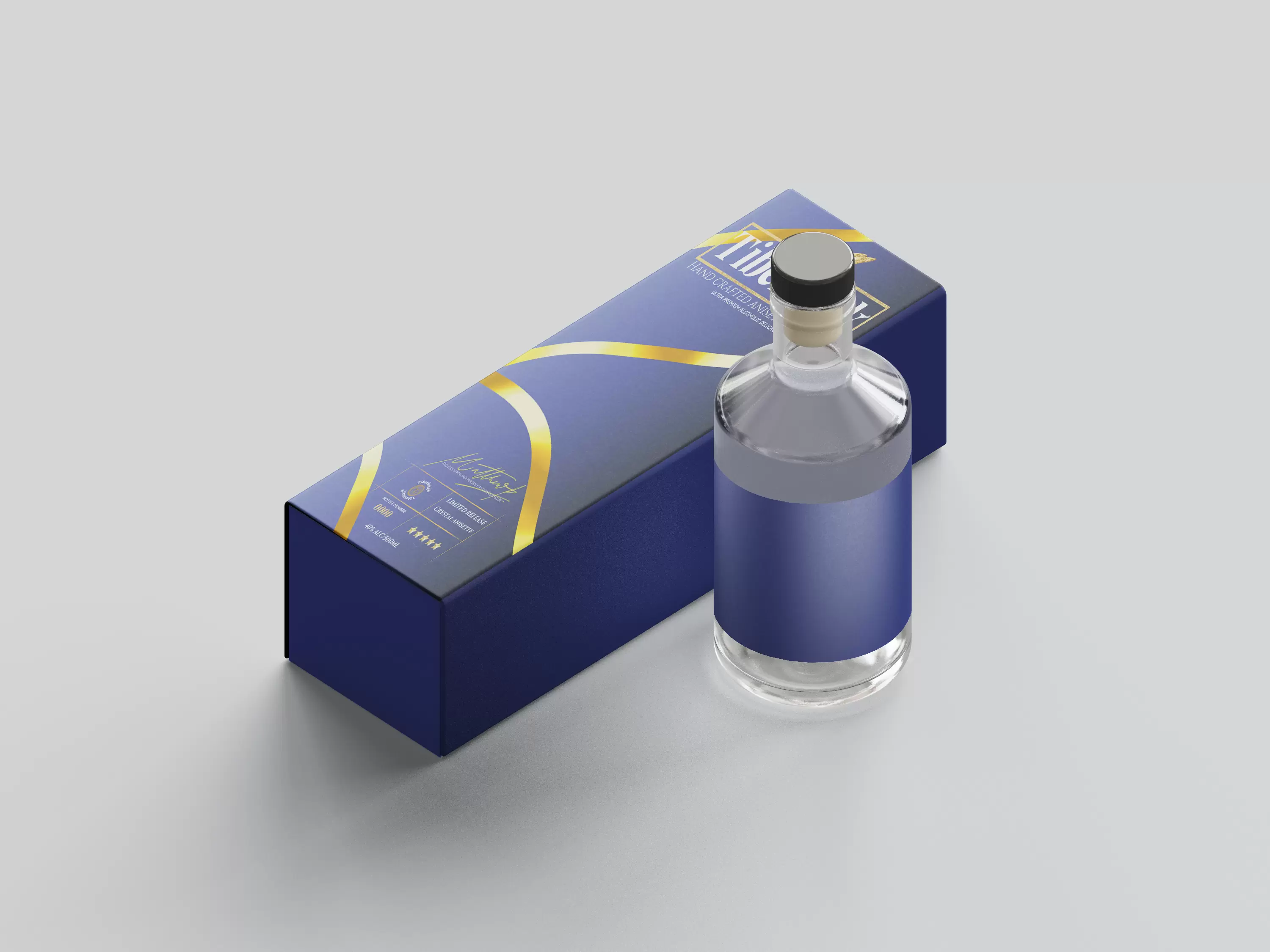 Thumbnail of wine bottle box for gift packaging projects